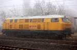 Noch ein Bild der 218�r der DB Bahnbau Gruppe, die 92 80 1 218 287-1 D-DBG am 23.11.11 beim Umsetzen in Berlin-Blankenburg.