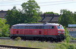 218 832-4 auf dem Rückweg auf den S-Bahngleisen Höhe Bf.