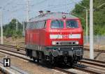 DB 218 839-9 Richtung Berliner Innenstadt, 14.07.10 Berlin-Blankenburg.