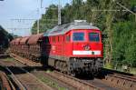 232 534-8 mit Ganzzug Sch�ttgutwagen am 24.07.12 Berlin-Buch.