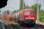 232 528-0 mit gemischtem G�terzug am 20.06.13 Berlin-Karow.