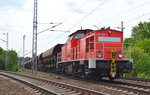 298 320-2 mit Schotterzug am 19.05.16 Berlin-Wuhlheide.