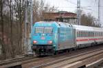 IC 2355 mit 101 016-4 Richtung Bernau am 25.03.11 Berlin-Karow.