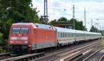 IC 2355 mit 101 026-3 am 23.06.14 Richtung Bernau in Berlin-Karow.