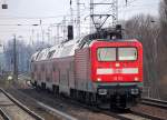 112 121 mit RE3 Richtung Elsterwerda, n�chster Halt Berlin Gesundbrunnen, 19.11.10 Berlin-Karow.
