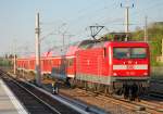 RE3 Richtung Elsterwerda mit 112 103, 06.05.11 Berlin-Blankenburg.