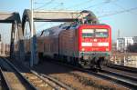 RE3 nach Elsterwerda mit 112 105 am 28.12.12 Berlin-Pankow.