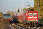 RE3 Richtung Berlin S�dkreuz mit 112 182 am 22.10.13 Berlin-Karow.