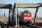 RE3 nach Elsterwerda mit 112 122 am 07.01.14 Berlin-Pankow.