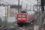 RE5 nach Schwedt (Oder) mit 112 121 am 09.01.14 Berlin-Wedding Richtung Gesundbrunnen.