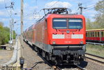 112 101 auf Dienstfahrt Richtung Berlin-Lichtenberg am 29.04.16 Bf.