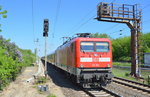 Kreuzfahrer-Shuttle (Cruise Train Berlin) zwischen Warnemünde und Berlin gezogen von 112 103 am 09.05.16 Berlin Hohenschönhausen.