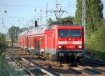 RE3 mit 114 004 Richtung Elsterwerda, n�chster Halt Berlin-Gesundbrunnen, 07.07.10 Berlin-Karow