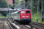 PbZ mit 115 448-3 mit 186 135-0 und Berlin Warschau Express Wagengarnitur am Haken am 10.08.13 H�he S-Bhf.