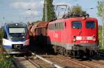 140 600-8 mit gemischten G�terzug durchf�hrt Berlin-Karow, 15.06.10