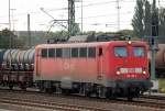 140 490-4 mit gemischtem G�terzug Richtung Berlin-Spandau, 01.09.10 Berlin-Beusselstr.