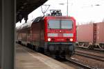 143 250 f�hrt mit dem RE7 Richtung Berlin Zool.
