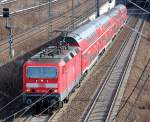 143 931-4 mit RE Richtung Berlin Jungfernheide, 22.02.12 Berlin Putlitzbr�cke.