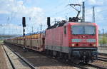 143 321-8 mit PKW-Transportzug (fabrikneue Vauxhall Astra) am 26.04.17 BF.