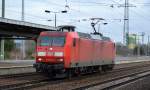 145 014-7 am 03.02.15 Durchfahrt Bhf.