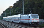 IC 2431 mit der Schublok 146 564-0 nach Cottbus am 07.09.16 Eichwalde bei Berlin.