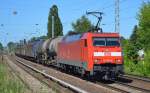 152 004-8 mit Kesselwagenzug am 05.06.15 Berlin-Karow.