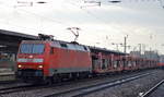 152 023-8 mit einem Leerzug PKW-Transportwagen am 02.01.16 Bf.