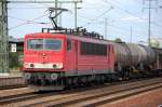 155 239-7 mit gemischtem G�terzug, 12 08.11 Bhf.