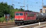 155 237-1 mit Kesselwagenzug am 02.07.12 Berlin Greifswalder Str.