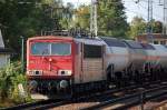 155 135-7 mit Kesselwagenzug am 05.09.13 Berlin-Karow Richtung Bernau