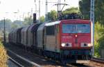 155 061-5 mit einem G�terzug f�r Stahlprodukte am 06.09.13 Berlin-Karow.