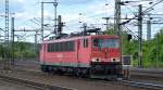 155 117-5 am 16.05.14 Durchfahrt Bhf.