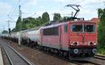 155 223-1 mit Kesselwagenzug Richtung Berlin-Grunewald am 23.06.14 Berliner Innenring Höhe Berlin-Jungfernheide.