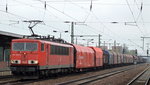 155 099-5 mit gemischtem Güterzug am 14.04.16 Bf.