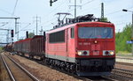 155 065-6 mit gemischtem Güterzug am 23.07.16 Bf.