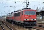 Lokzug, an der der 155 211-6 hingen 232 092-7 + 232 484-6 am 29.03.17 Bf.