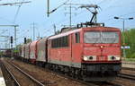 155 253-8 mit einem gemischten Güterzug am 28.06.17 Bf.