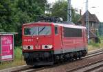 155 095-3 Richtung Bernau, 13.07.10 Berlin-Buch.