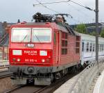 Bevor die BR 186 die Zugleistung endg�ltig �bernommen hat, waren in regelm��igen Abst�nden noch die DB Loks der BR 180 bzw.