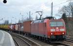 185 083-3 mit Containerzug am 03.03.16 Berlin-Köpenick.