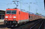 185 221-9 mit PKW-Transportzug am 14.09.16 Bf.