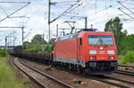 185 266-4 mit gemischtem Güterzug am 06.07.16 Bf.