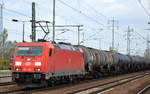 185 220-1 mit Kesselwagenzug am 21.04.17 BF.