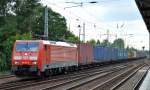 189 011-0 mit Containerzug am 23.07.15 Berlin Hirschgarten