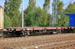 Containertragwagen der DB ingestellt mit der Nr.