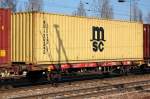 Containertragwagen eingestellt mit der Nr.