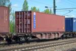 Containertragwagen der DB mit der Nr.