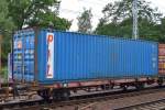Containertragwagen der DB Intermordal Services GmbH mit der Nr.