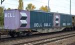 Containertragwagen der DB mit der Nr.