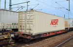 Containertragwagen der DB mit der Nr.